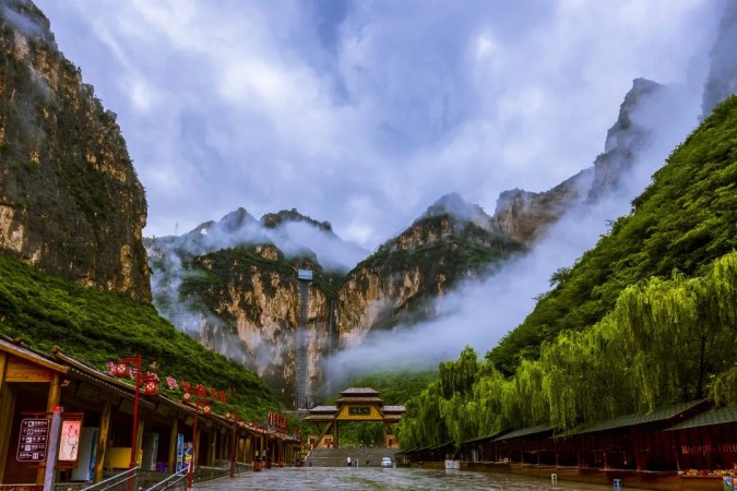 雨后的太行山大峡谷，别有一番“味道”